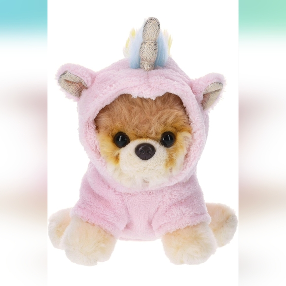 World’s Cutest Dog Boo Itty Bitty Boo Unicorn Stuffed Animal Plush, 5" - Picture 2 of 3